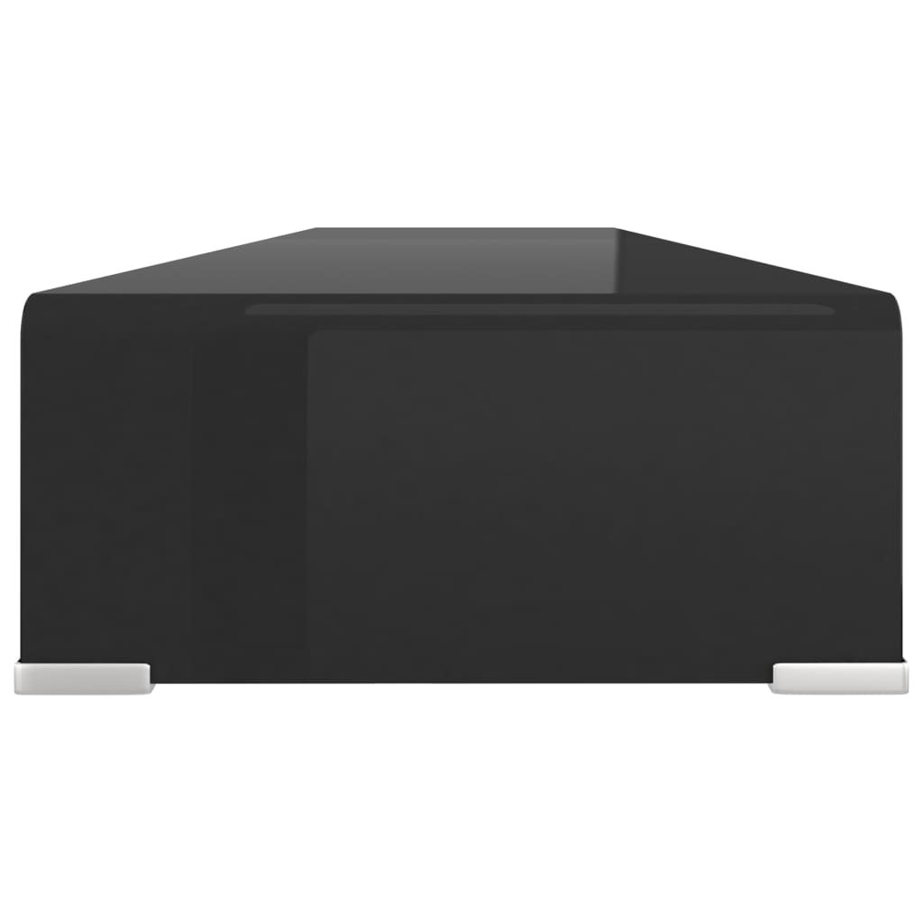 vidaXL Stand TV/Suport monitor sticlă, 120x30x13 cm, negru vidaXL Stand TV/Suport monitor sticlă, 120x30x13 cm, negru