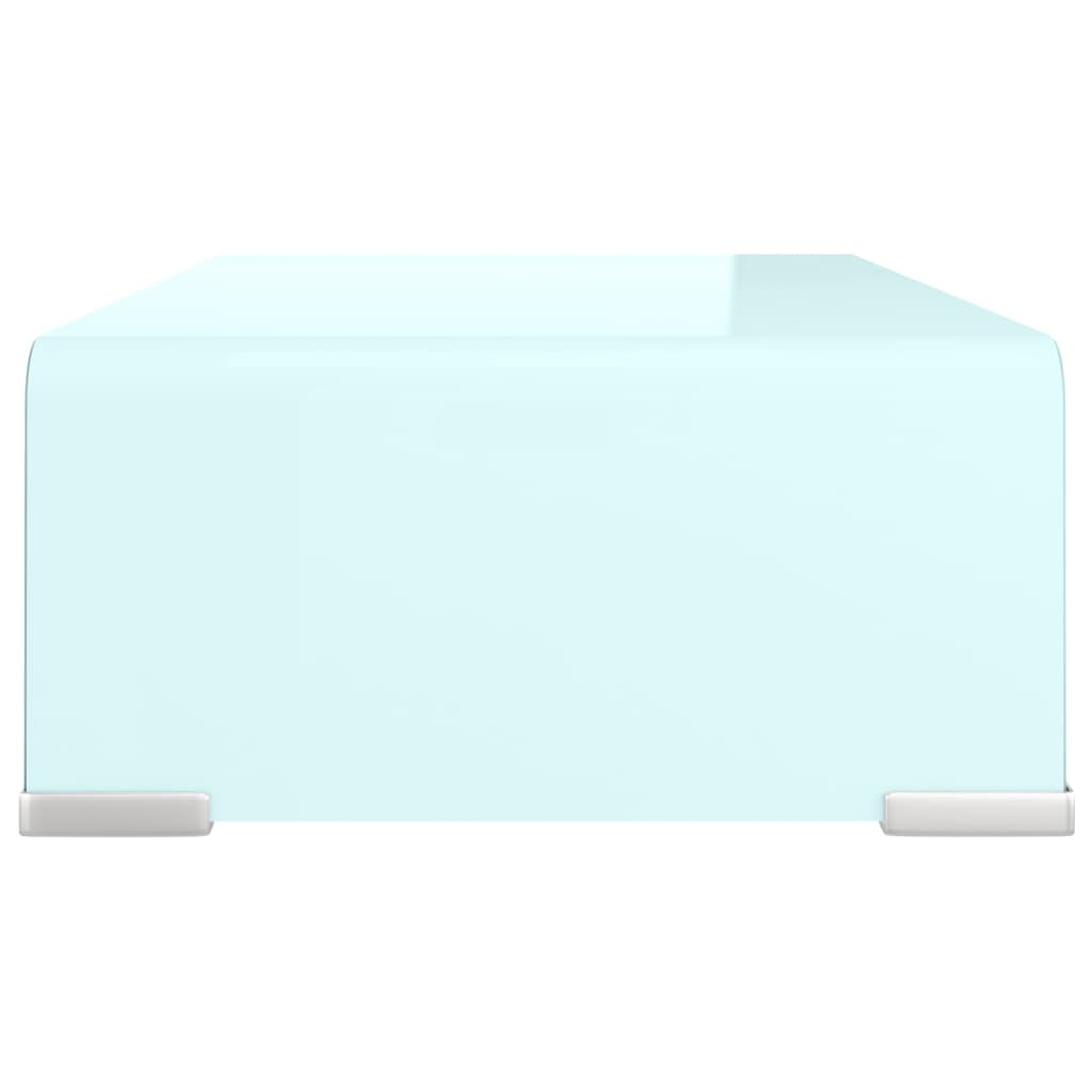 vidaXL Stativ TV/Suport monitor, sticlă, verde, 40 x 25 x 11 cm vidaXL Stativ TV/Suport monitor, sticlă, verde, 40 x 25 x 11 cm
