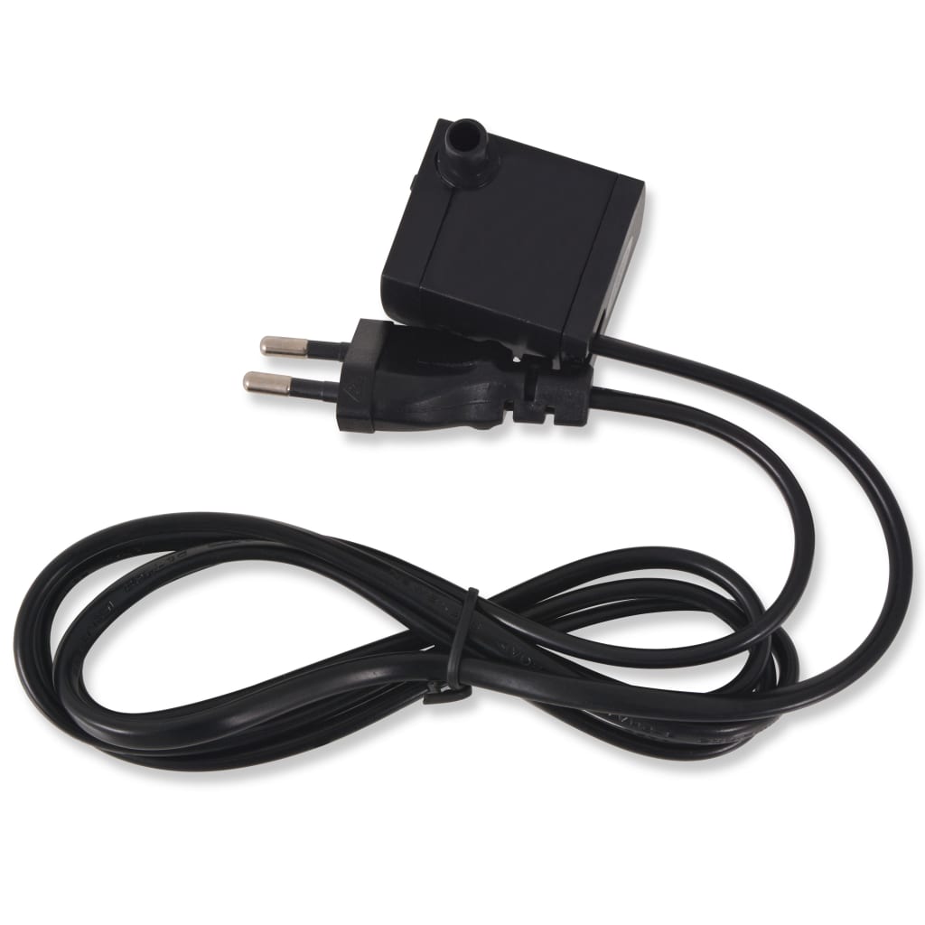 vidaXL Fântâna interioară cu pompă, polirășină