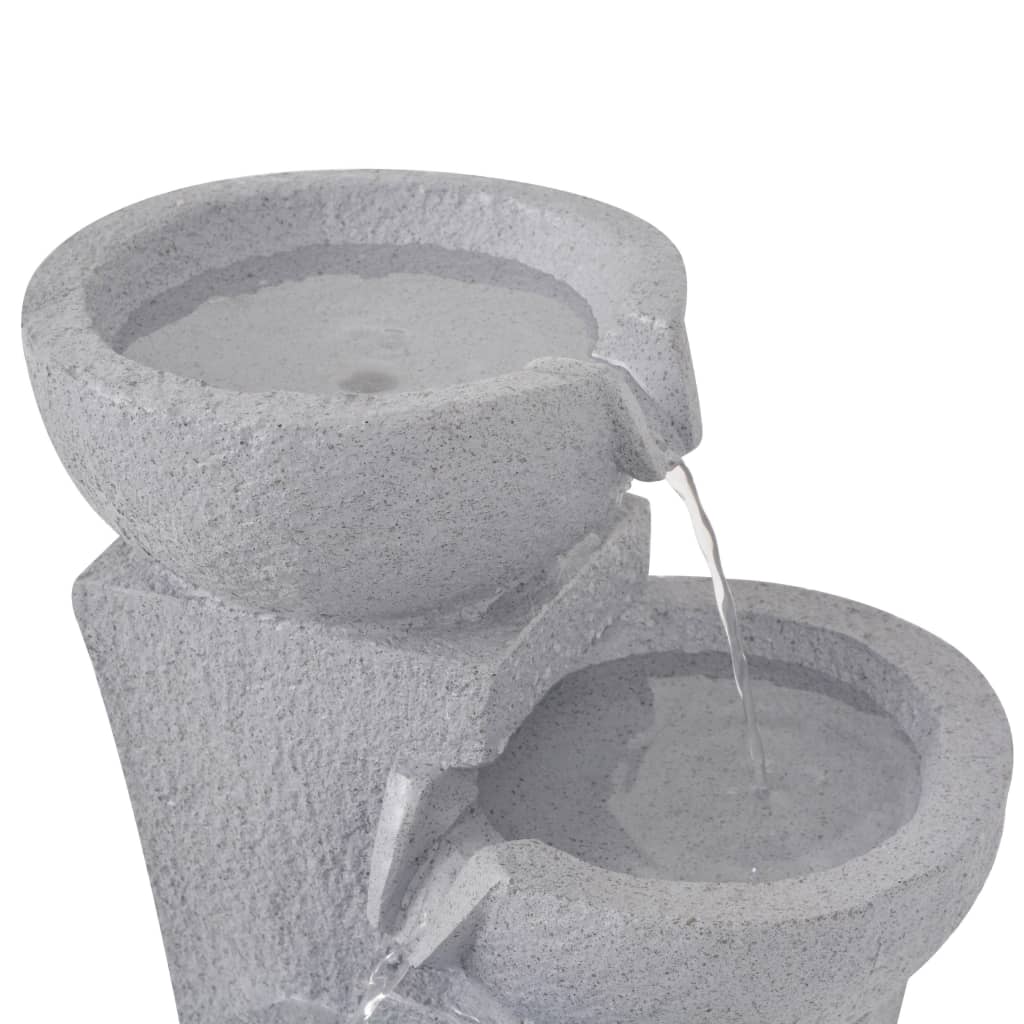 vidaXL Fântână de interior, polirășină, iluminare LED vidaXL Fântână de interior, polirășină, iluminare LED