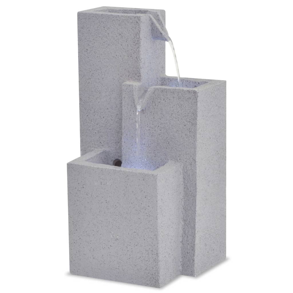 vidaXL Fântână de interior, polirășină, iluminare LED vidaXL Fântână de interior, polirășină, iluminare LED
