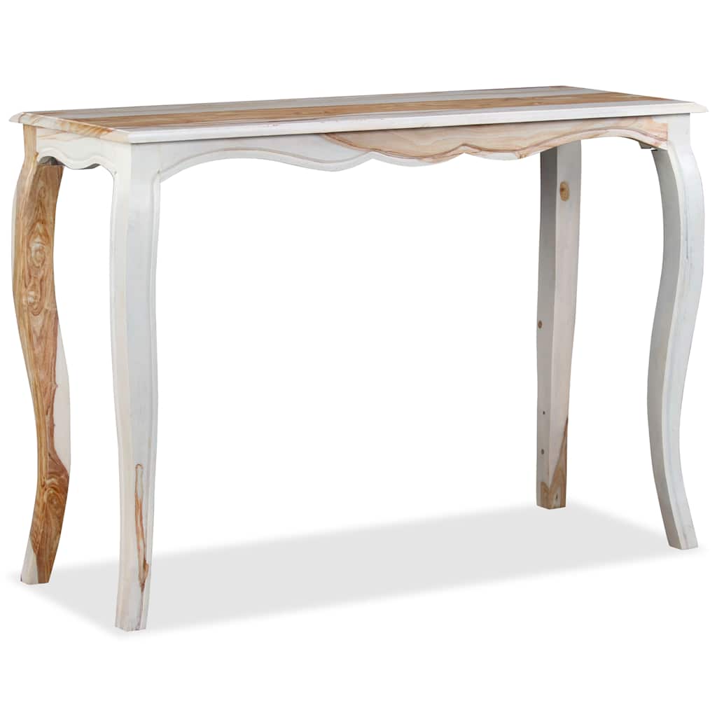 vidaXL Masă consolă, lemn masiv acacia, 110x40x76 cm