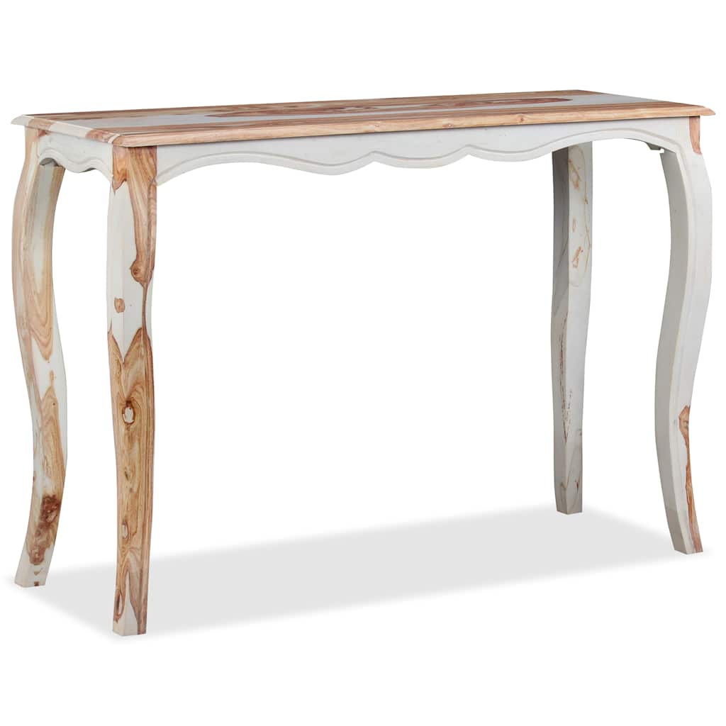 vidaXL Masă consolă, lemn masiv acacia, 110x40x76 cm
