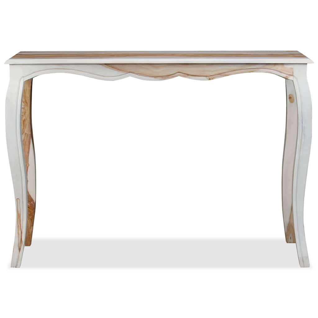 vidaXL Masă consolă, lemn masiv acacia, 110x40x76 cm
