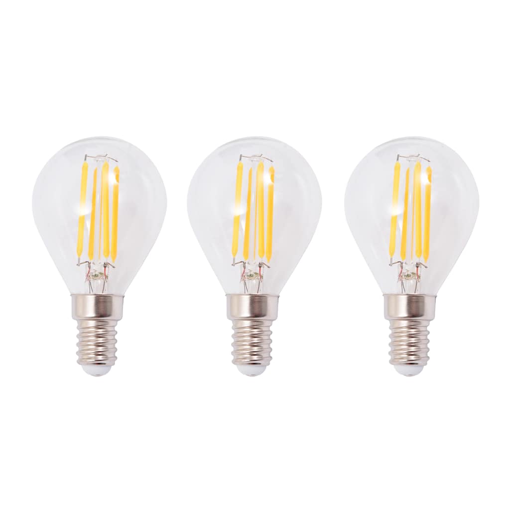 vidaXL Lustră cu 3 becuri LED cu filament, 12 W vidaXL Lustră cu 3 becuri LED cu filament, 12 W