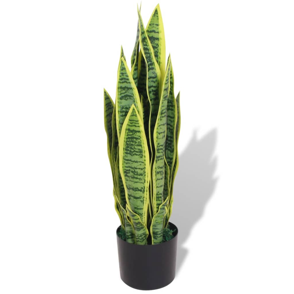 vidaXL Plantă artificială Limba-soacrei cu ghiveci, 65 cm, verde vidaXL Plantă artificială Limba-soacrei cu ghiveci, 65 cm, verde