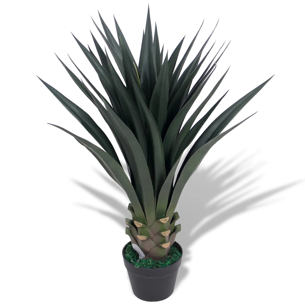 vidaXL Plantă Yucca artificială cu ghiveci, 85 cm, verde vidaXL Plantă Yucca artificială cu ghiveci, 85 cm, verde