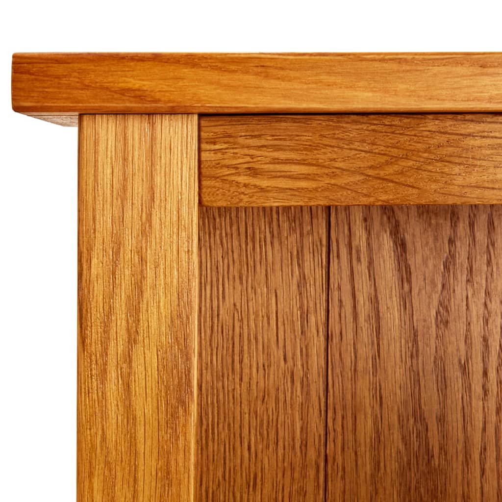vidaXL Bibliotecă cu 3 rafturi, 70 x 22,5 x 82 cm, lemn masiv stejar vidaXL Bibliotecă cu 3 rafturi, 70 x 22,5 x 82 cm, lemn masiv stejar
