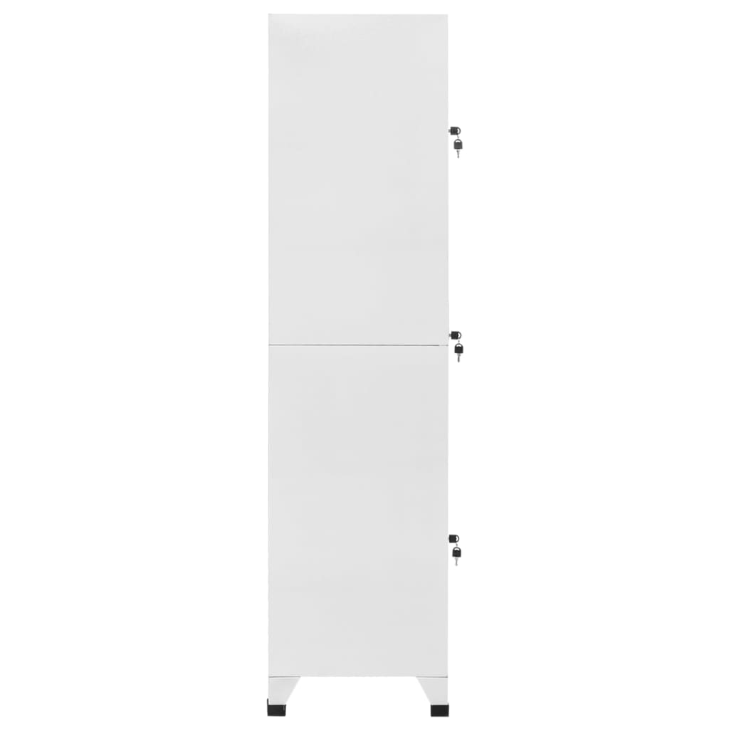 vidaXL Dulap vestiar cu 3 compartimente, 38x45x180 cm