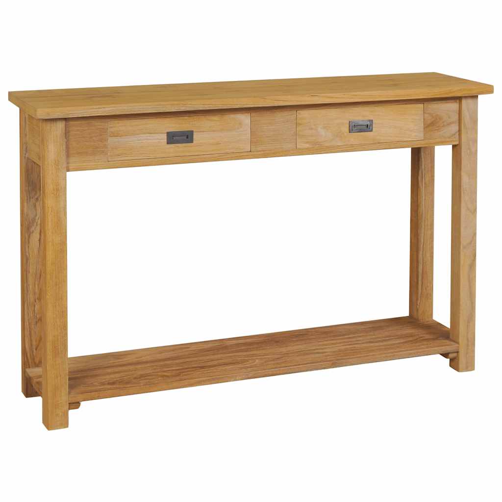 vidaXL Masă consolă din lemn masiv de tec, 120 x 30 x 80 cm vidaXL Masă consolă din lemn masiv de tec, 120 x 30 x 80 cm