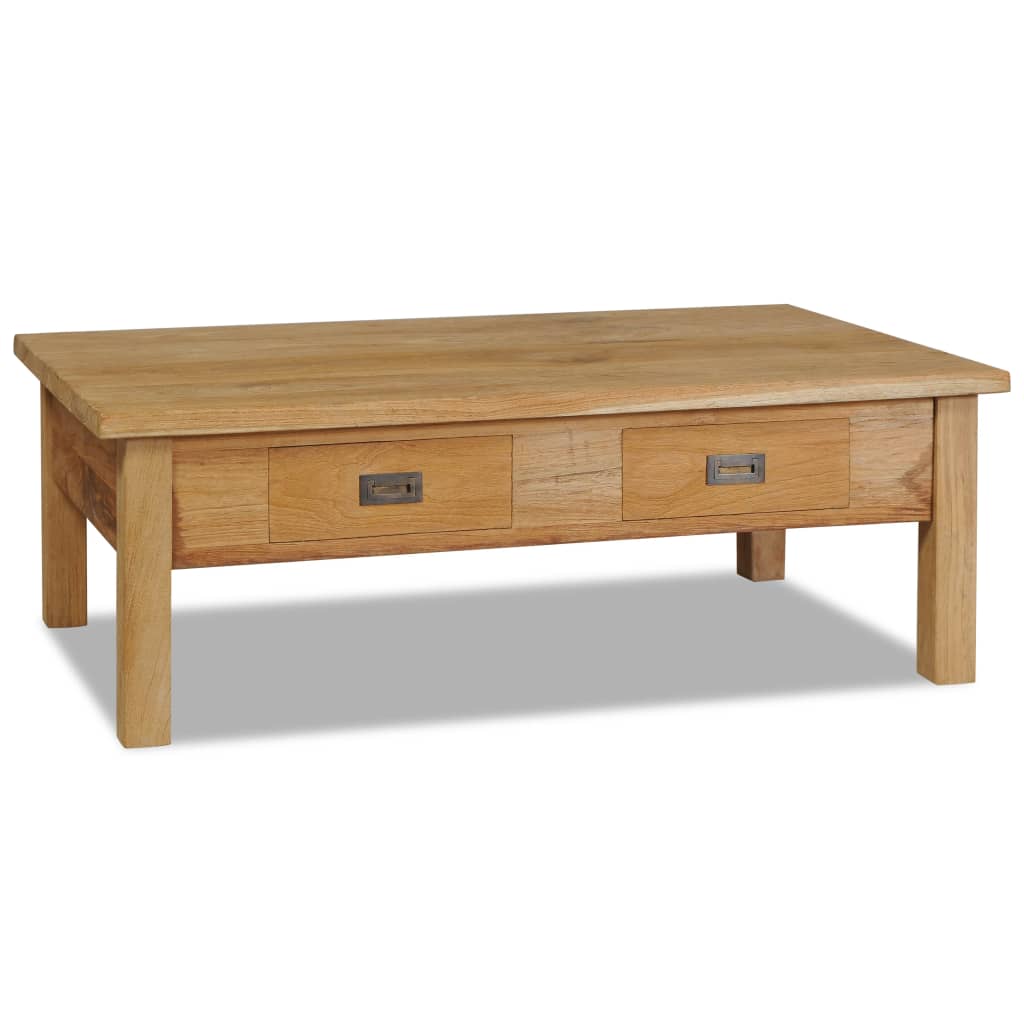 vidaXL Măsuță de cafea, lemn masiv de tec, 100 x 60 x 35 cm vidaXL Măsuță de cafea, lemn masiv de tec, 100 x 60 x 35 cm