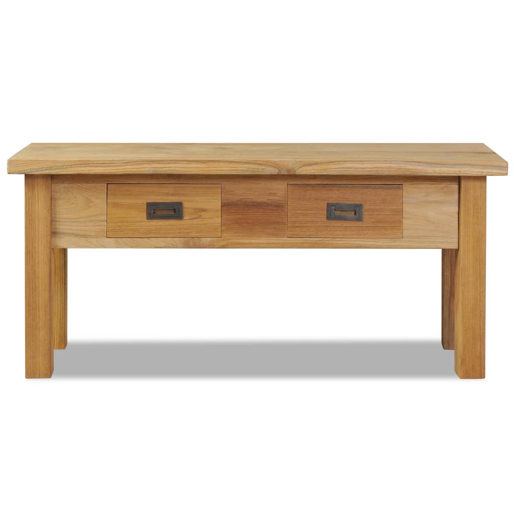 vidaXL Bancă pentru hol, lemn masiv tec, 90x30x40 cm