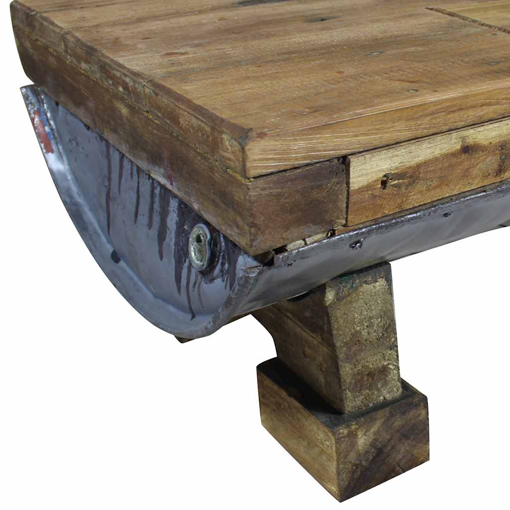 vidaXL Măsuță de cafea, 90x50x35 cm, amestec lemn reciclat vidaXL Măsuță de cafea, 90x50x35 cm, amestec lemn reciclat