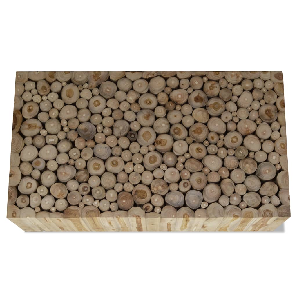 vidaXL Măsuță de cafea, 90x50x30 cm, tec natural vidaXL Măsuță de cafea, 90x50x30 cm, tec natural