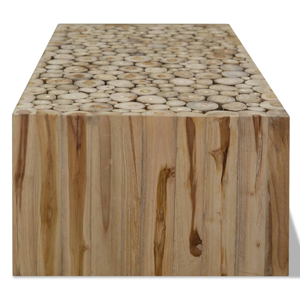 vidaXL Măsuță de cafea, 90x50x30 cm, tec natural vidaXL Măsuță de cafea, 90x50x30 cm, tec natural