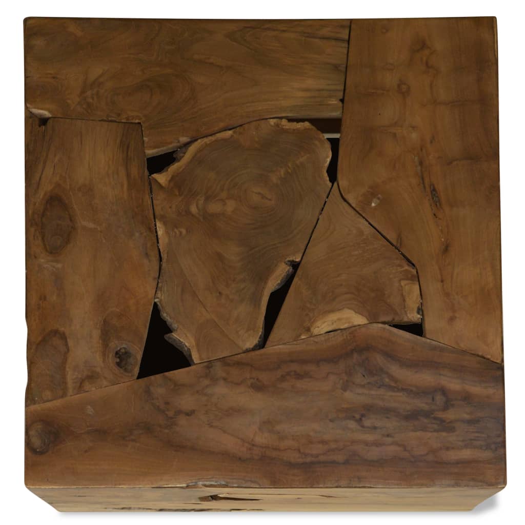 vidaXL Măsuță de cafea, 50 x 50 x 35 cm, lemn de tec natural, maro vidaXL Măsuță de cafea, 50 x 50 x 35 cm, lemn de tec natural, maro