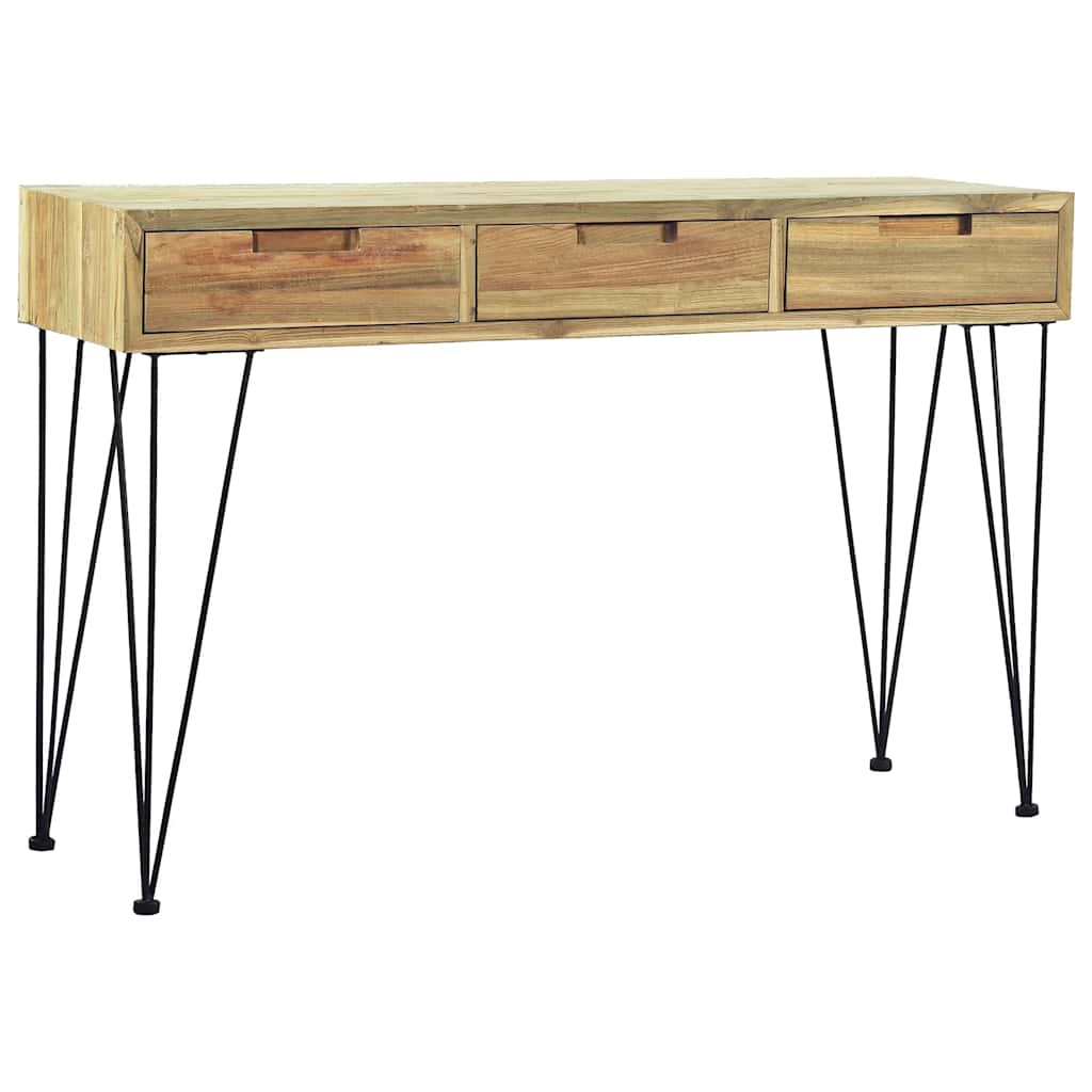 vidaXL Masă consolă, 120x35x76 cm, tec masiv vidaXL Masă consolă, 120x35x76 cm, tec masiv