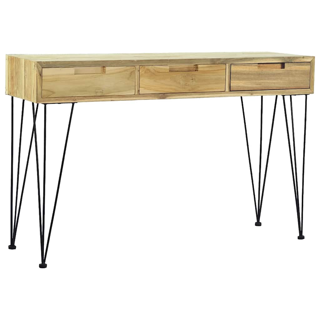 vidaXL Masă consolă, 120x35x76 cm, tec masiv vidaXL Masă consolă, 120x35x76 cm, tec masiv
