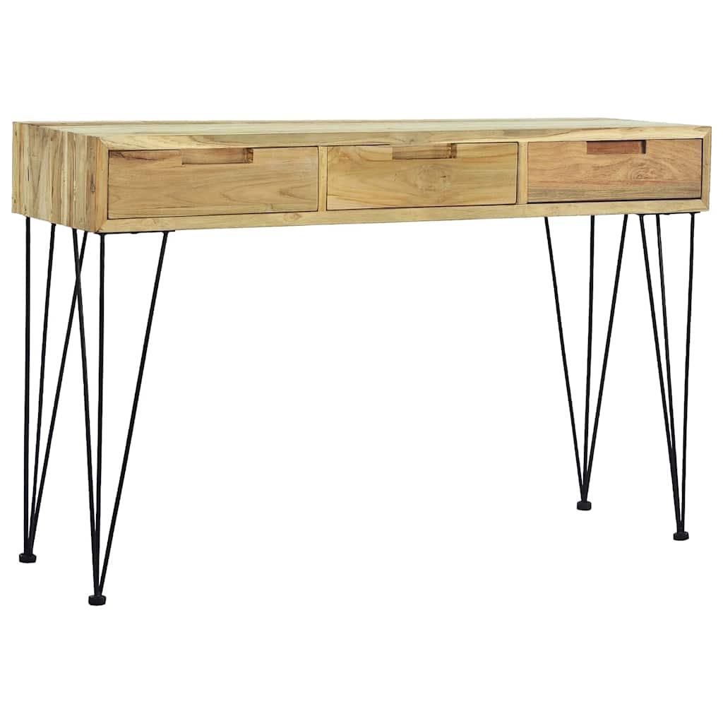 vidaXL Masă consolă, 120x35x76 cm, tec masiv vidaXL Masă consolă, 120x35x76 cm, tec masiv