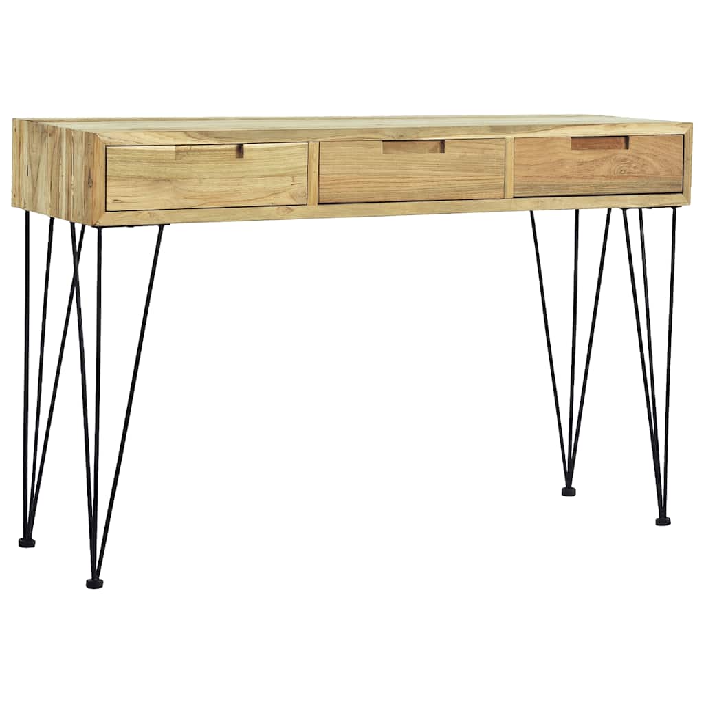 vidaXL Masă consolă, 120x35x76 cm, tec masiv vidaXL Masă consolă, 120x35x76 cm, tec masiv