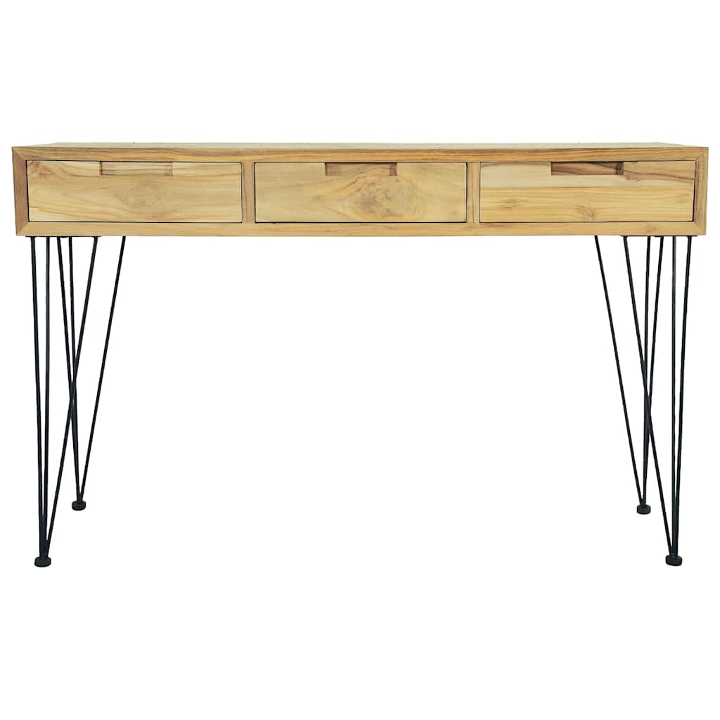vidaXL Masă consolă, 120x35x76 cm, tec masiv vidaXL Masă consolă, 120x35x76 cm, tec masiv