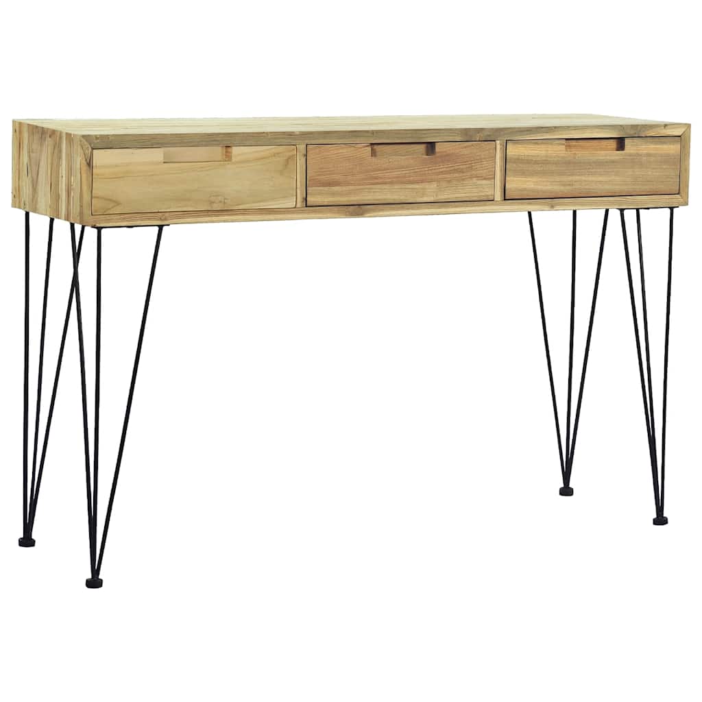 vidaXL Masă consolă, 120x35x76 cm, tec masiv vidaXL Masă consolă, 120x35x76 cm, tec masiv