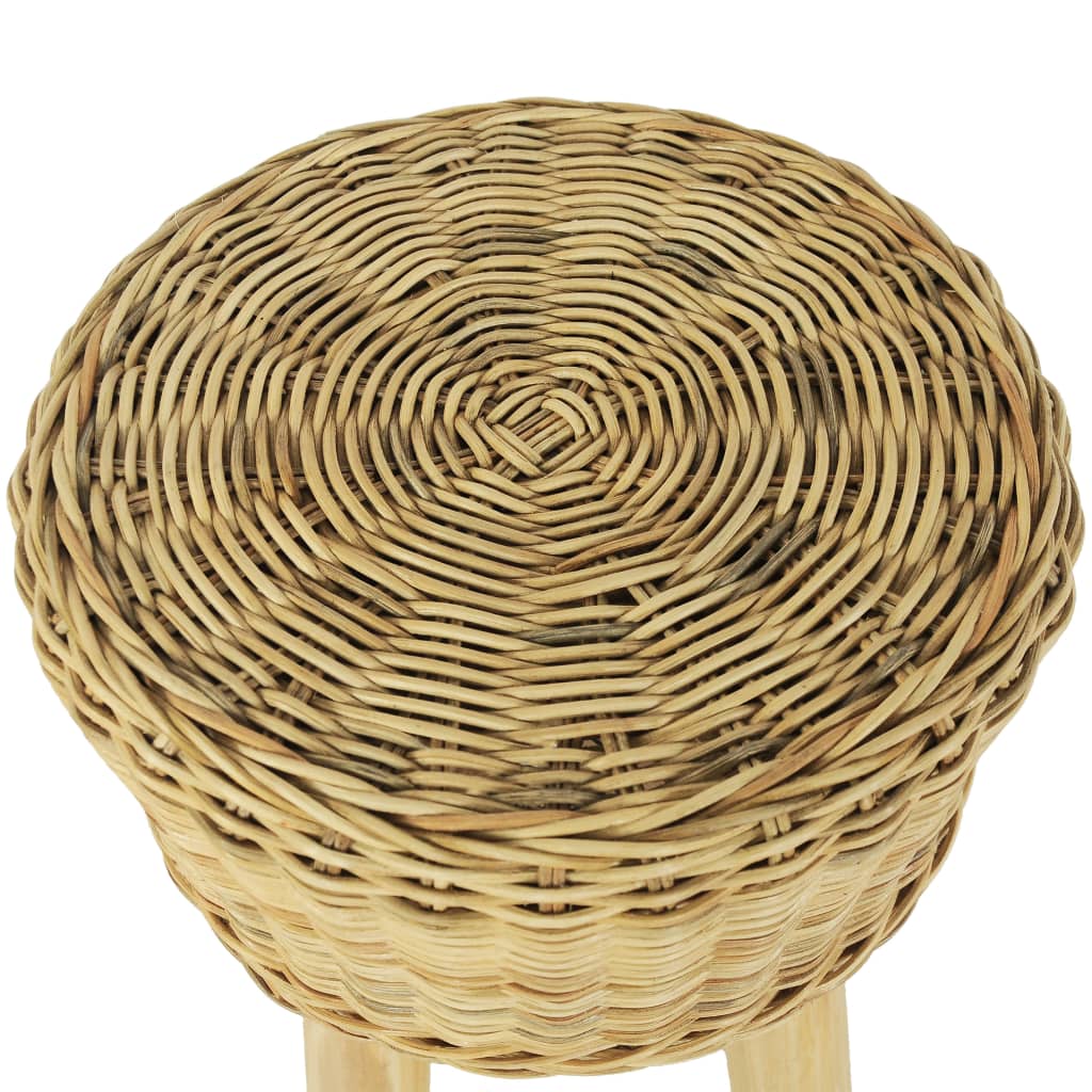 vidaXL Scaun de bar, ratan natural vidaXL Scaun de bar, ratan natural