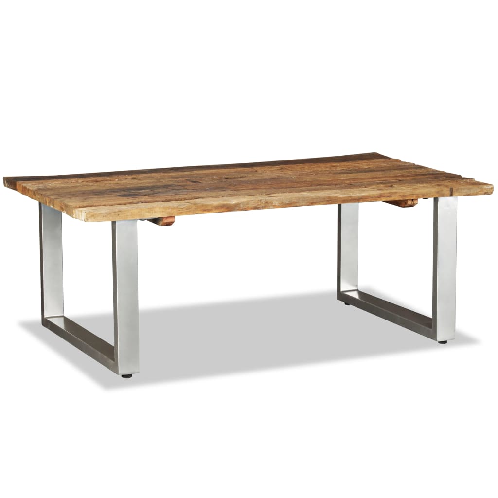 vidaXL Măsuță de cafea, 100 x 60 x 38 cm, lemn masiv reciclat vidaXL Măsuță de cafea, 100 x 60 x 38 cm, lemn masiv reciclat