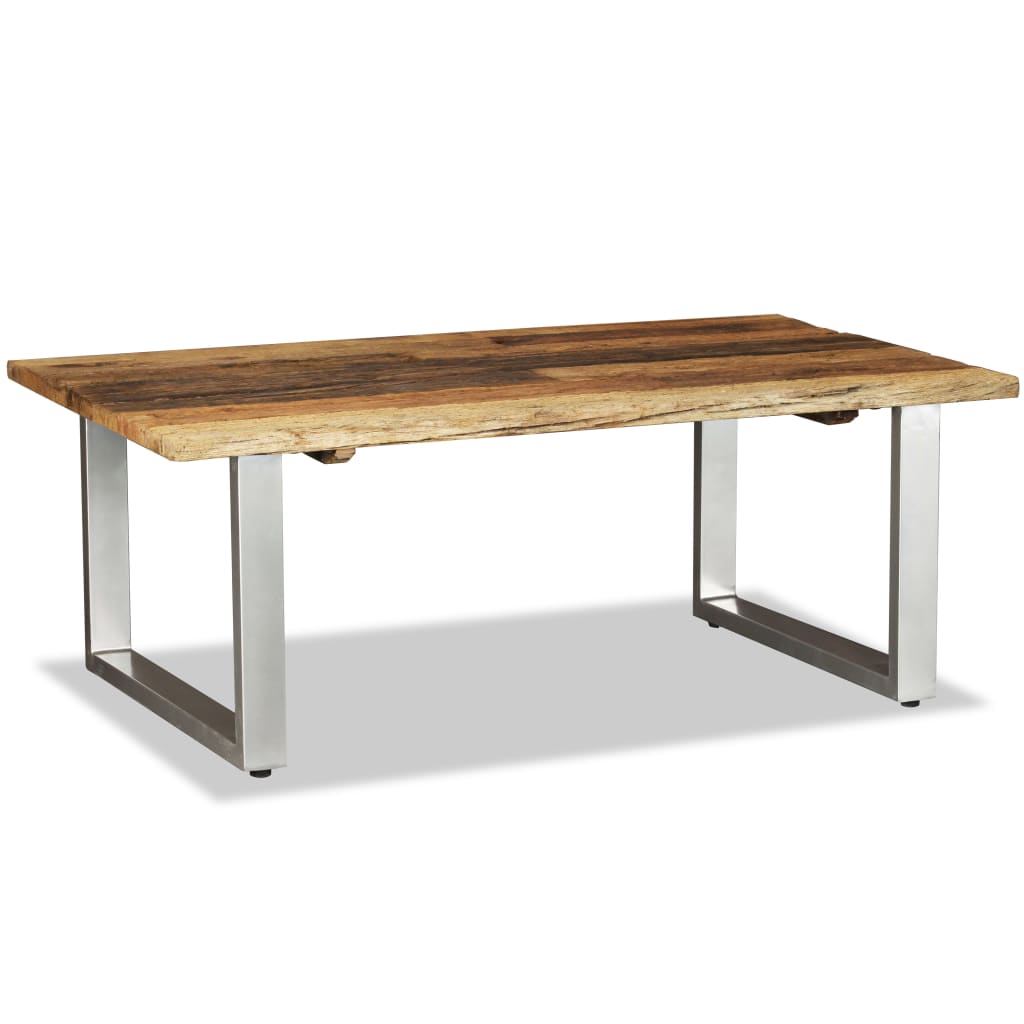 vidaXL Măsuță de cafea, 100 x 60 x 38 cm, lemn masiv reciclat vidaXL Măsuță de cafea, 100 x 60 x 38 cm, lemn masiv reciclat