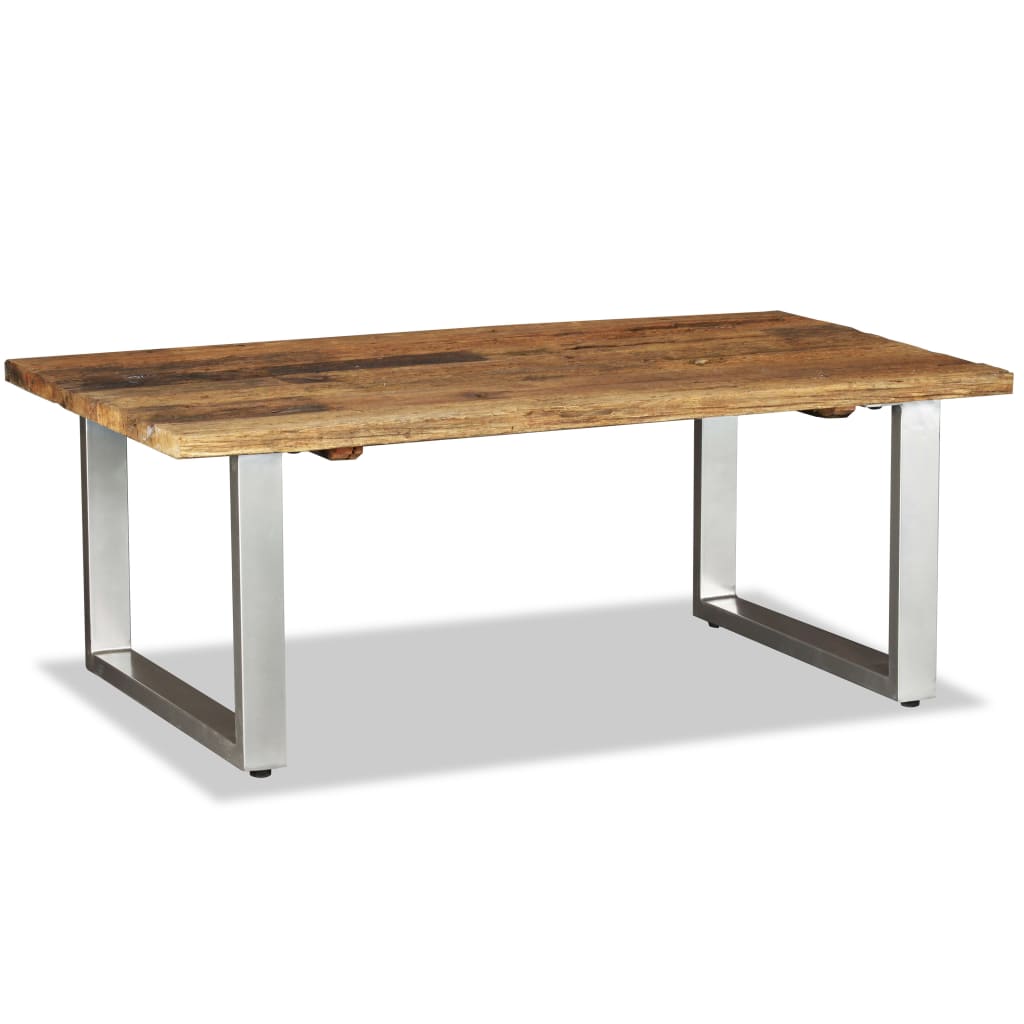vidaXL Măsuță de cafea, 100 x 60 x 38 cm, lemn masiv reciclat vidaXL Măsuță de cafea, 100 x 60 x 38 cm, lemn masiv reciclat