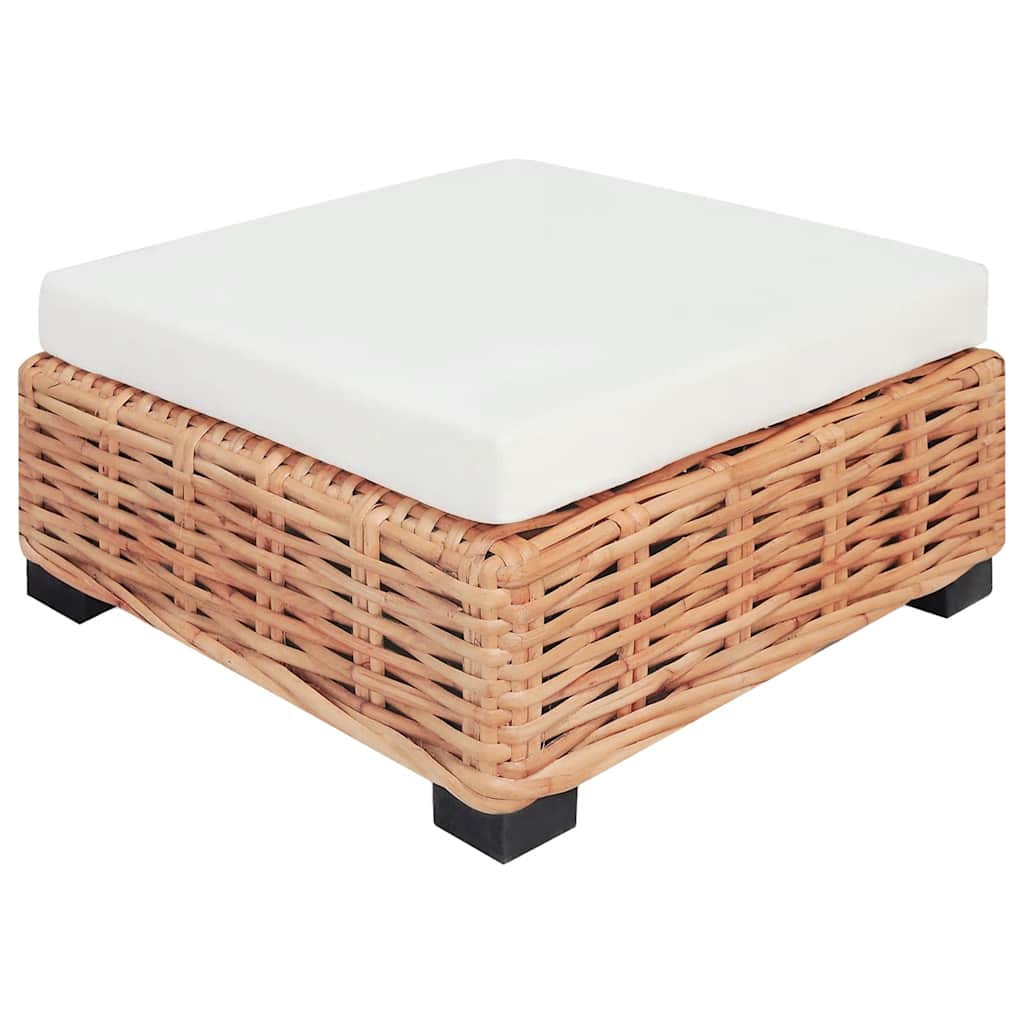 vidaXL Set mobilier cu canapea 27 piese, culoare naturală, ratan vidaXL Set mobilier cu canapea 27 piese, culoare naturală, ratan