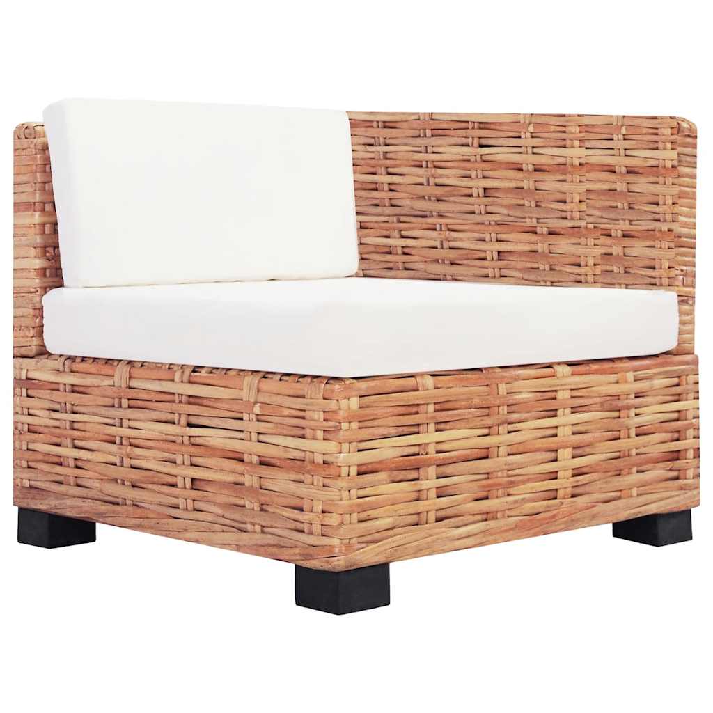 vidaXL Set mobilier cu canapea 14 piese, culoare naturală, ratan vidaXL Set mobilier cu canapea 14 piese, culoare naturală, ratan