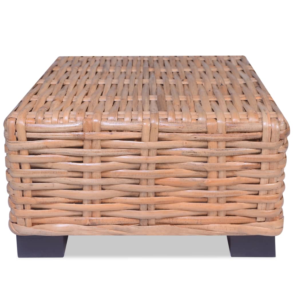 vidaXL Măsuță de cafea, 45x45x30 cm, ratan natural vidaXL Măsuță de cafea, 45x45x30 cm, ratan natural