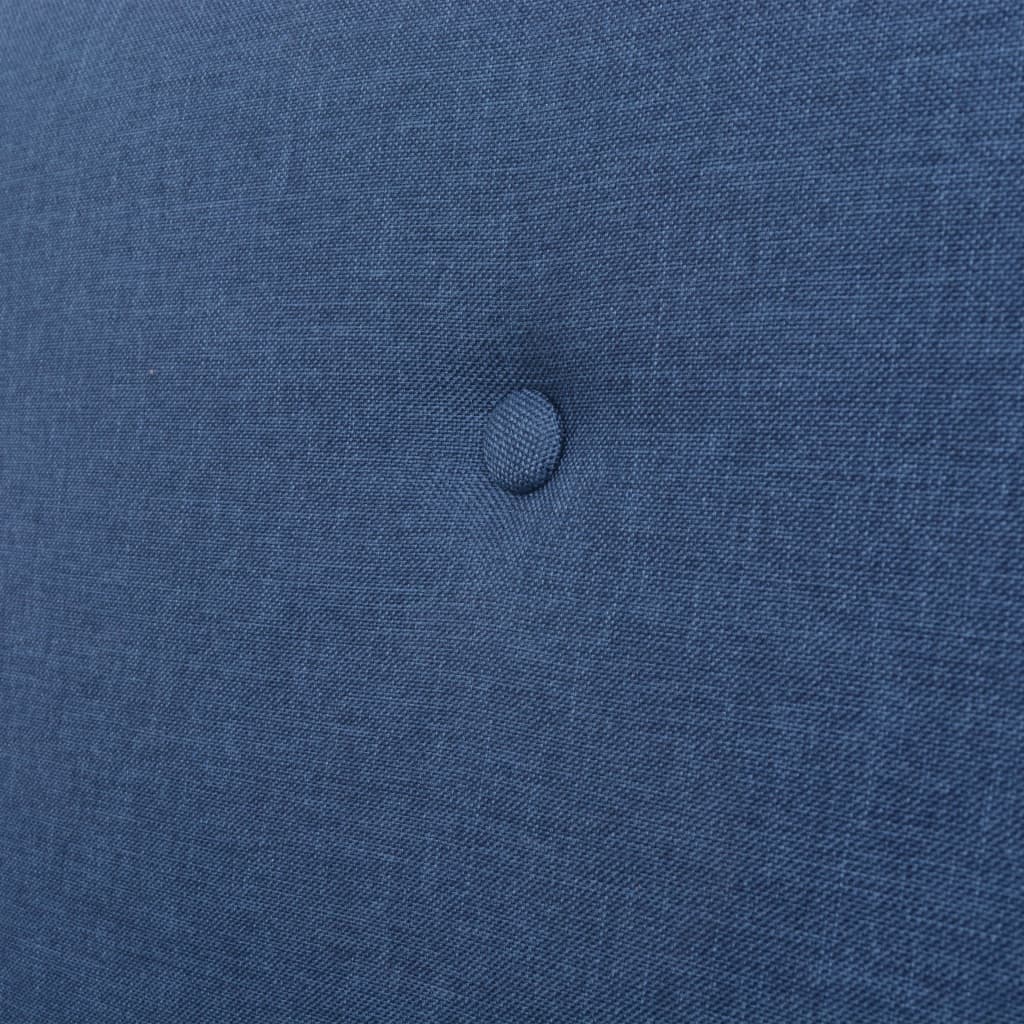 vidaXL Canapea cu 2 locuri, albastru, material textil vidaXL Canapea cu 2 locuri, albastru, material textil