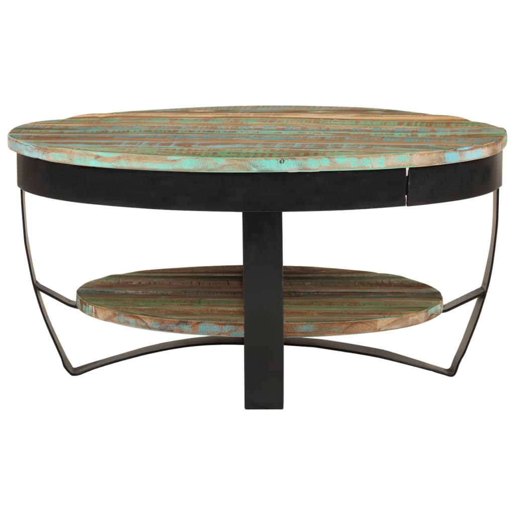 vidaXL Măsuță de cafea, 65 x 32 cm, lemn masiv reciclat vidaXL Măsuță de cafea, 65 x 32 cm, lemn masiv reciclat