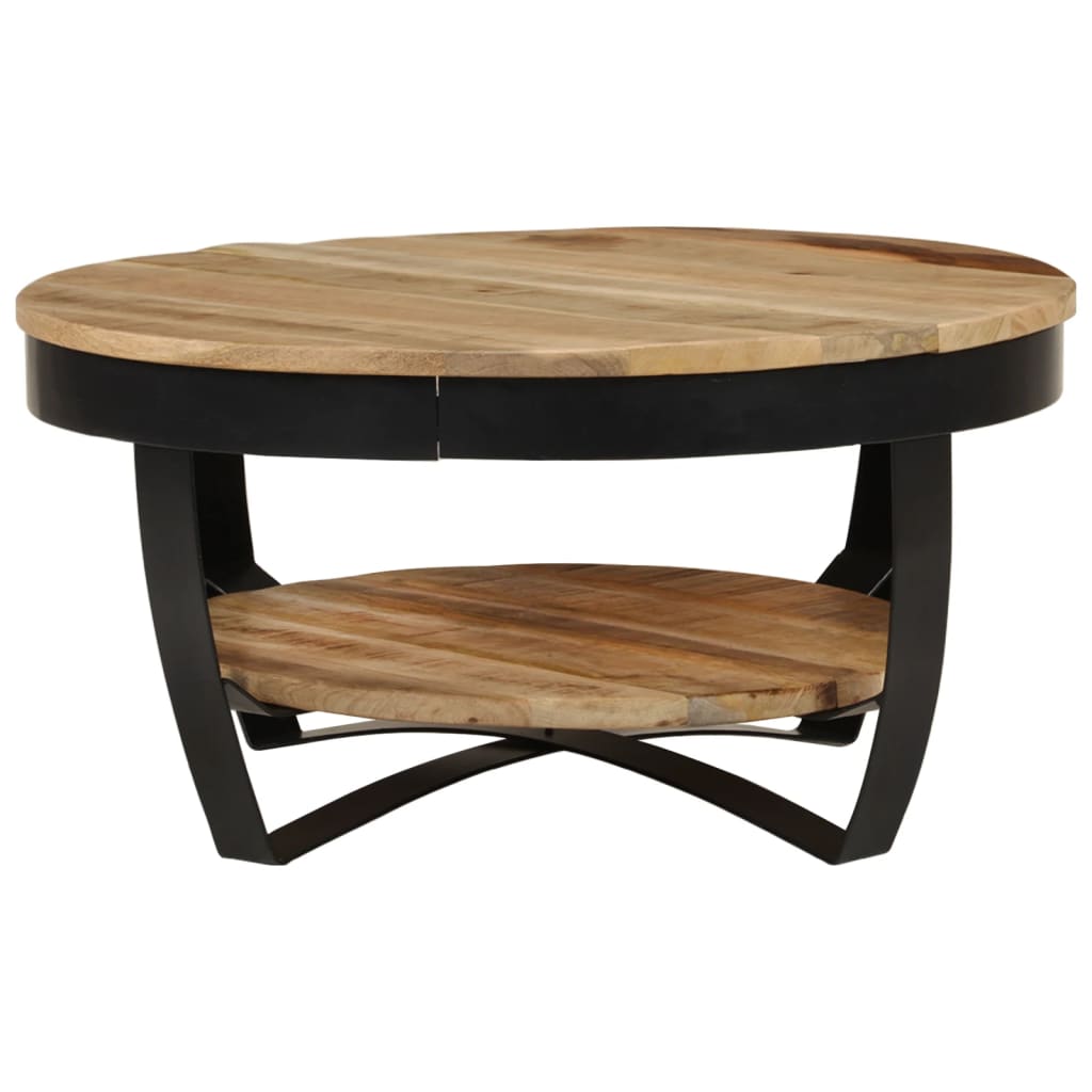 vidaXL Măsuță de cafea din lemn masiv de mango nefinisat, 65 x 32 cm vidaXL Măsuță de cafea din lemn masiv de mango nefinisat, 65 x 32 cm