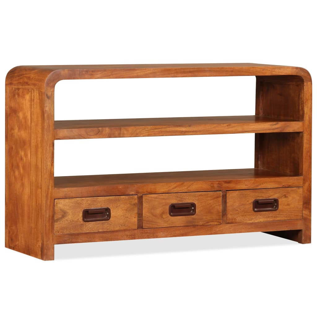 vidaXL Comodă TV, 90x30x55 cm, lemn masiv de acacia