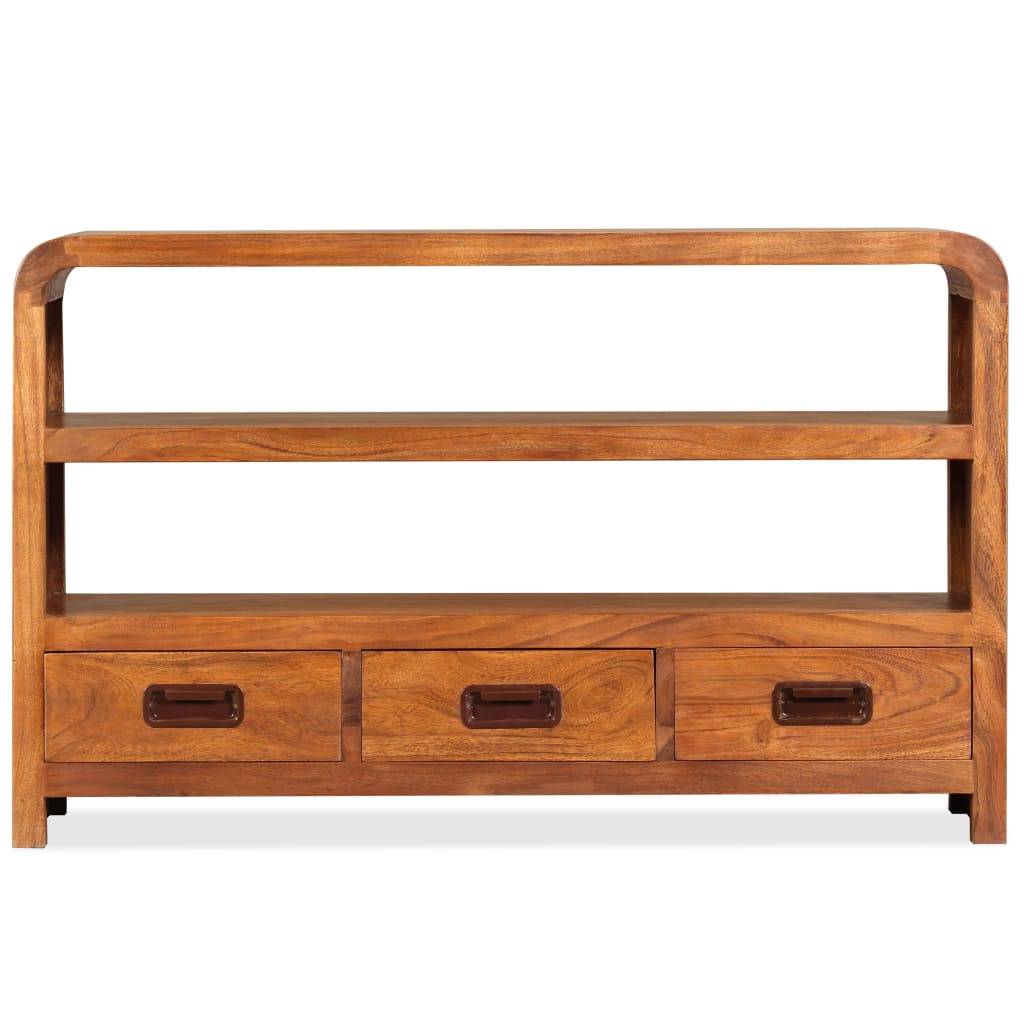 vidaXL Comodă TV, 90x30x55 cm, lemn masiv de acacia