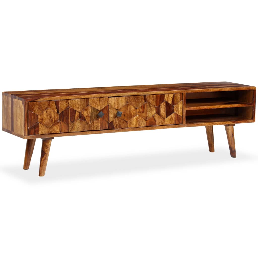 244683 vidaXL Dulap TV din lemn masiv de acacia, 140x30x40 cm 244683 vidaXL Dulap TV din lemn masiv de acacia, 140x30x40 cm