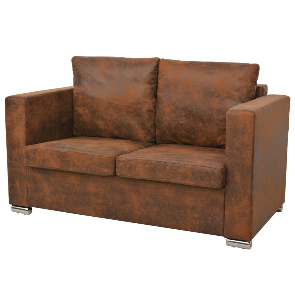 vidaXL Canapea cu 2 locuri, 137 x 73 x 82 cm, velur vidaXL Canapea cu 2 locuri, 137 x 73 x 82 cm, velur