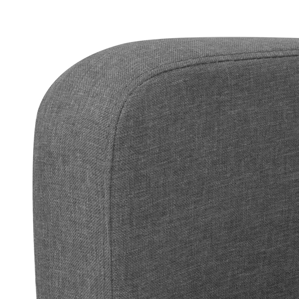 vidaXL Canapea cu 2 locuri, 135 x 65 x 76 cm, gri închis vidaXL Canapea cu 2 locuri, 135 x 65 x 76 cm, gri închis