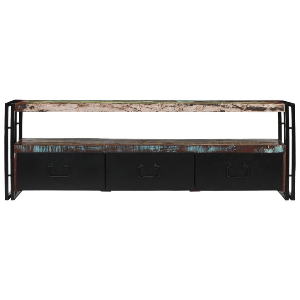 vidaXL Comodă TV, 120 x 30 x 40 cm, lemn masiv reciclat