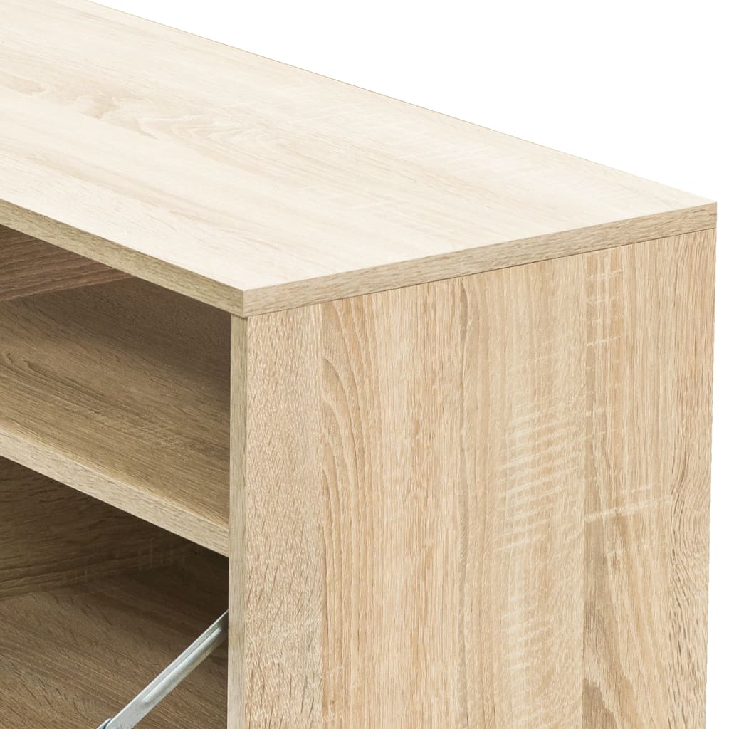 vidaXL Comodă TV, PAL, 95 x 35 x 36 cm, culoarea stejarului vidaXL Comodă TV, PAL, 95 x 35 x 36 cm, culoarea stejarului