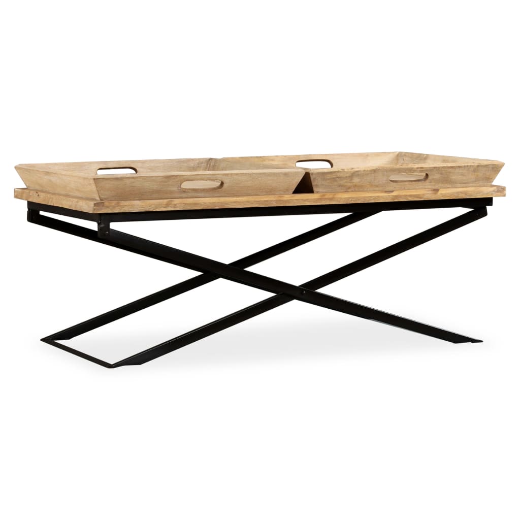 vidaXL Măsuță de cafea lemn masiv de mango 110x55x42 cm