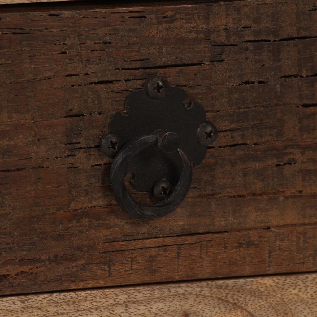 vidaXL Măsuță cafea 3 sertare, lemn masiv de mango, 90x50x35 cm