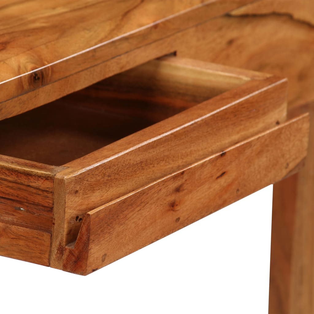 vidaXL Birou de lucru cu sertare, lemn masiv, 88 x 50 x 90 cm