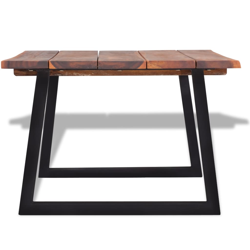 vidaXL Măsuță de cafea din lemn solid de acacia, 110 x 60 x 40 cm