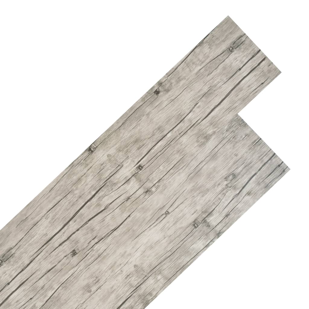 vidaXL Plăci de pardoseală, stejar spălat, 5,26 m², 2 mm, PVC vidaXL Plăci de pardoseală, stejar spălat, 5,26 m², 2 mm, PVC