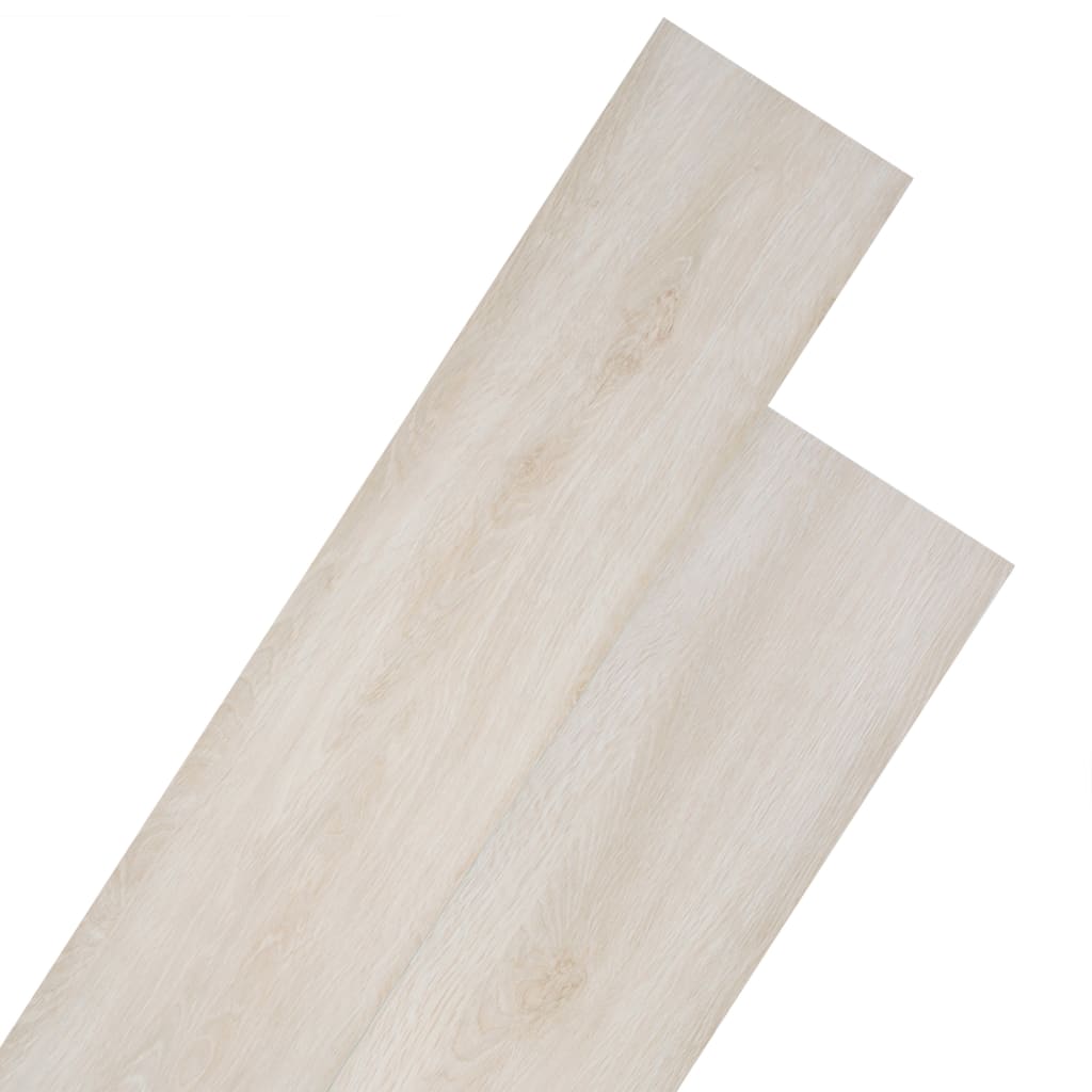 vidaXL Plăci de pardoseală, stejar alb clasic, 5,26 m², 2 mm, PVC vidaXL Plăci de pardoseală, stejar alb clasic, 5,26 m², 2 mm, PVC