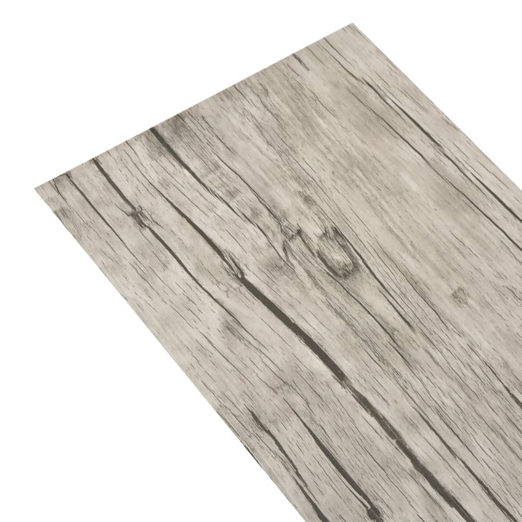 vidaXL Plăci pardoseală autoadezive stejar decolorat 5,02 m², 2 mm PVC vidaXL Plăci pardoseală autoadezive stejar decolorat 5,02 m², 2 mm PVC